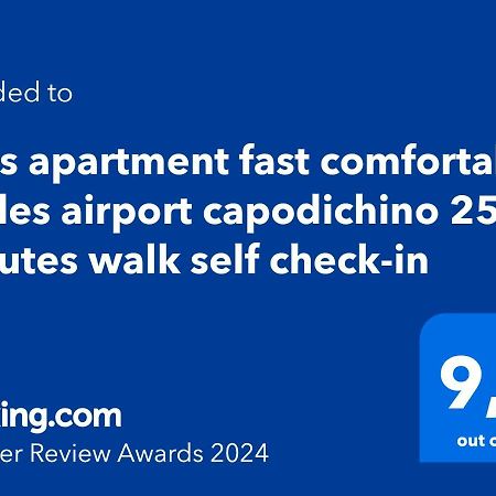 Miris Apartment Fast Comfortable Naples Airport Capodichino 25 Minutes Walk Self Check-In 외부 사진